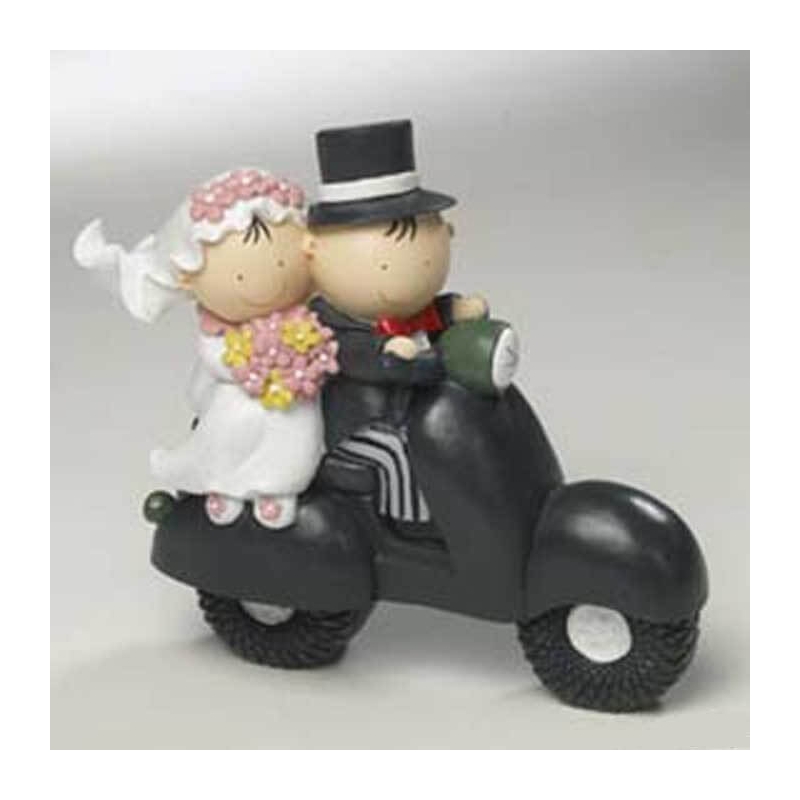 Figurine sujet gateau mariage original