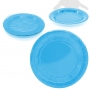 Pack de grandes assiettes en carton de couleur bleue