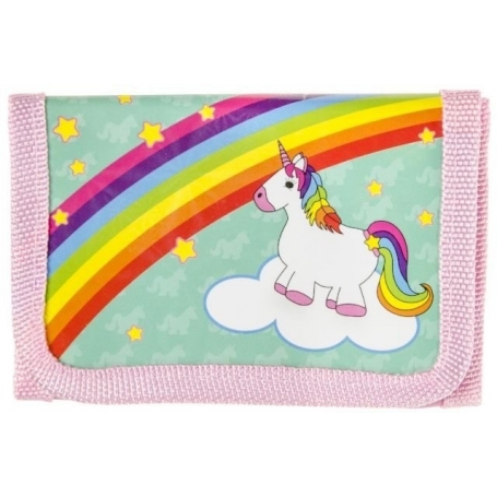 Portefeuille avec design de licorne