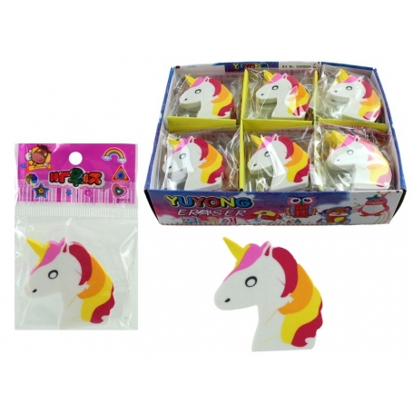 Gomme en forme de licorne