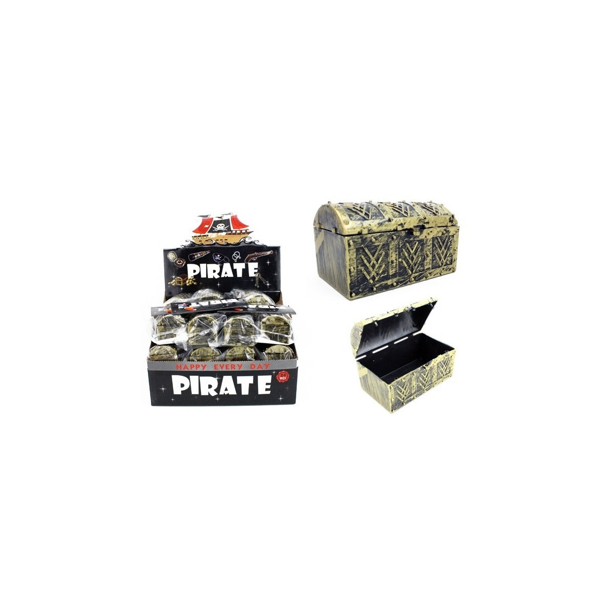 Coffre trésor de pirate