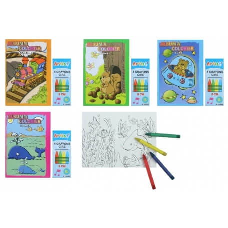 kit bricolage enfants avec mosaïques adhésives