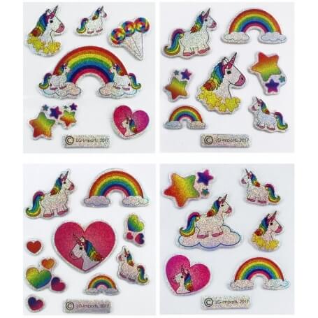Pack étiquettes Licorne