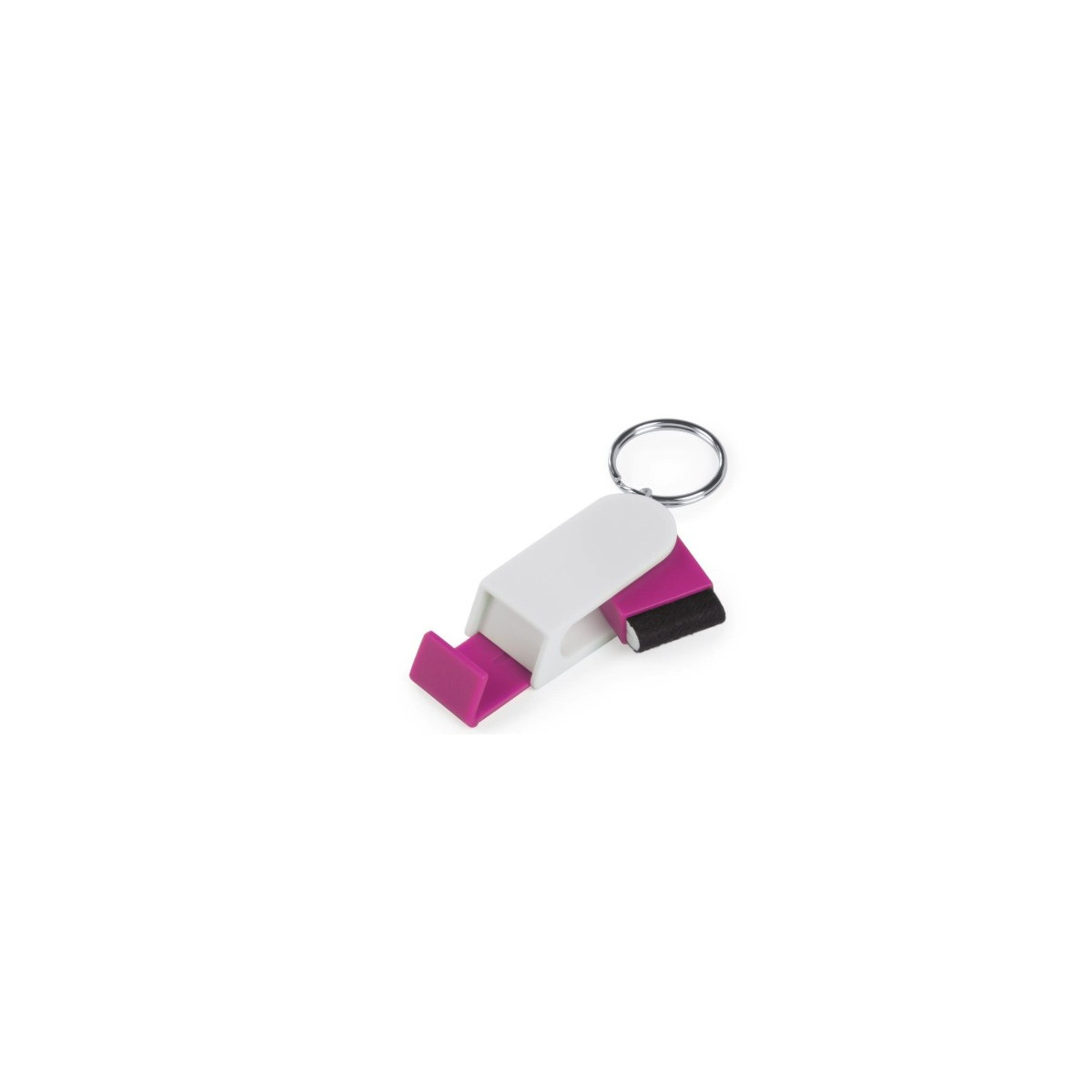 Porte clés support portable rose