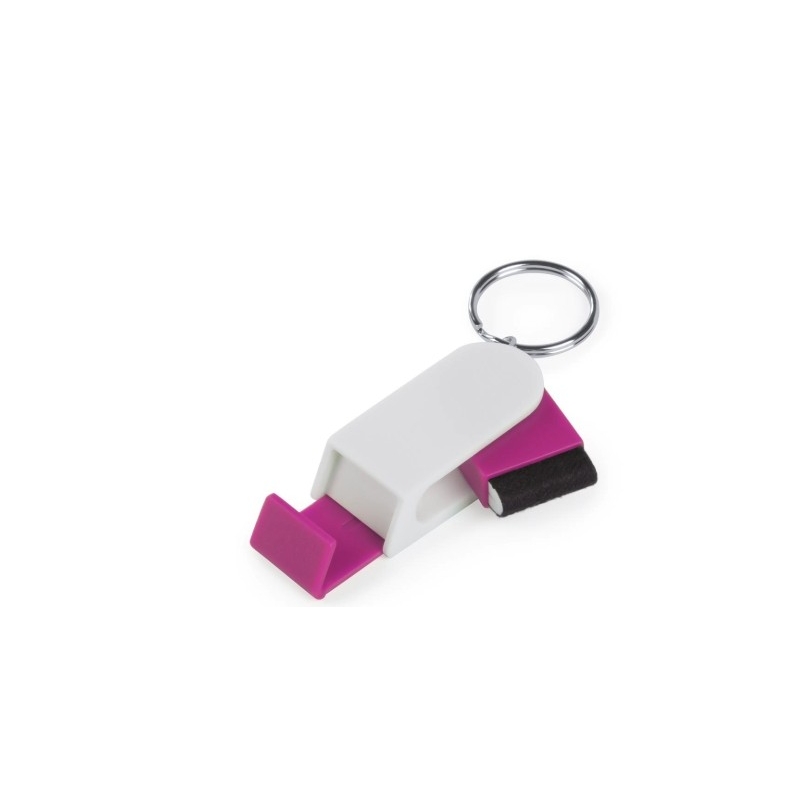 Porte-clés Support pour Mobile Pratique et Original en Couleur Rose