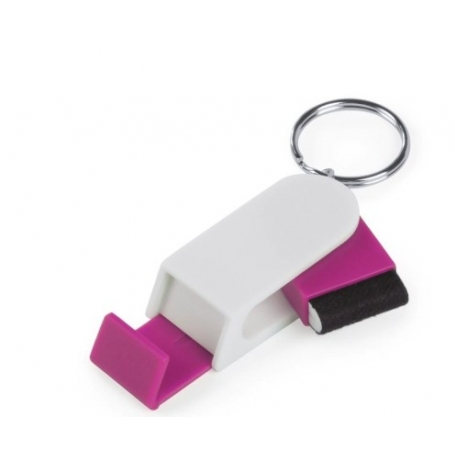 Porte-clés Support pour Mobile Pratique et Original en Couleur Rose