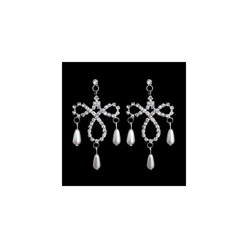 Boucles d'oreilles de mariée