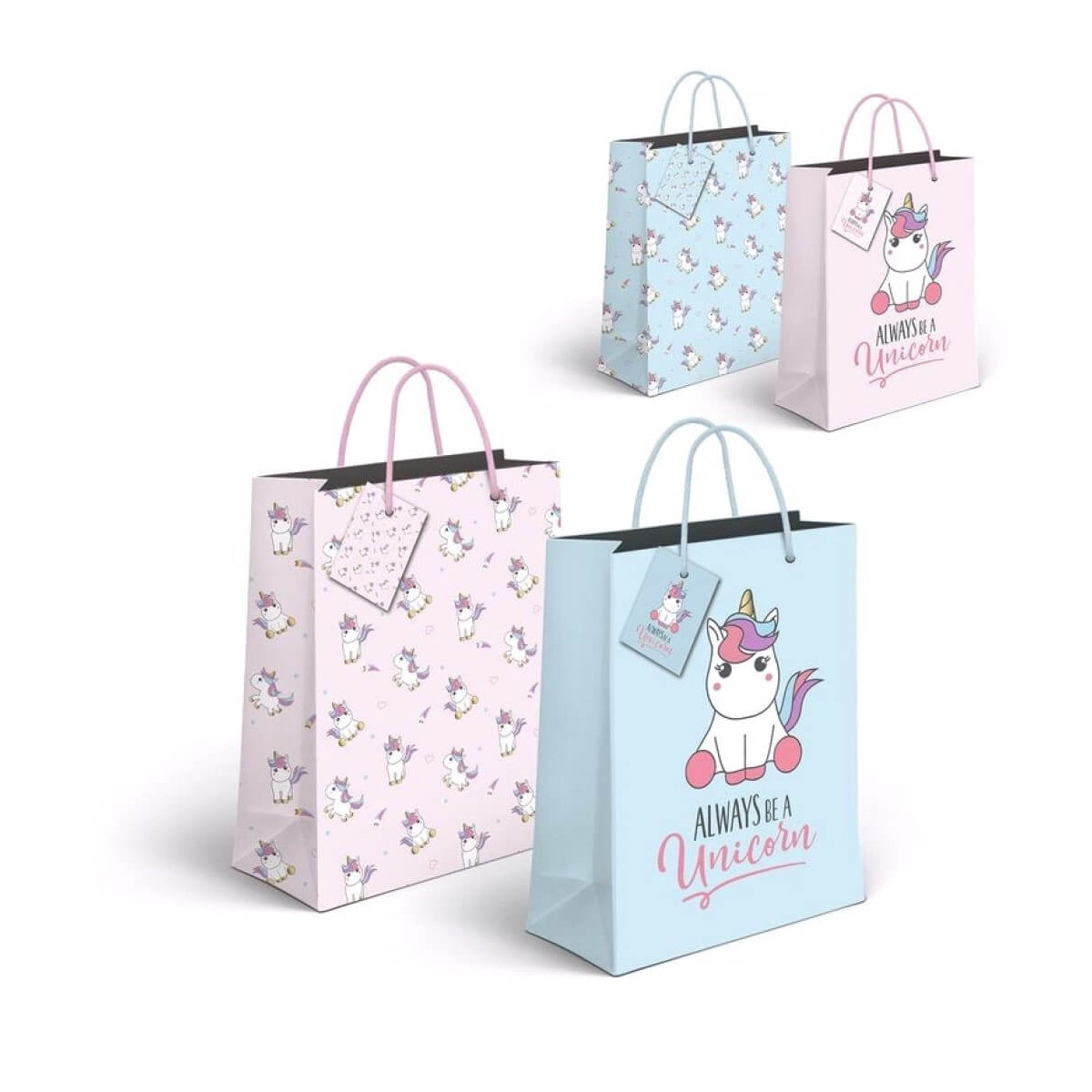 Petit sac licorne avec phrase