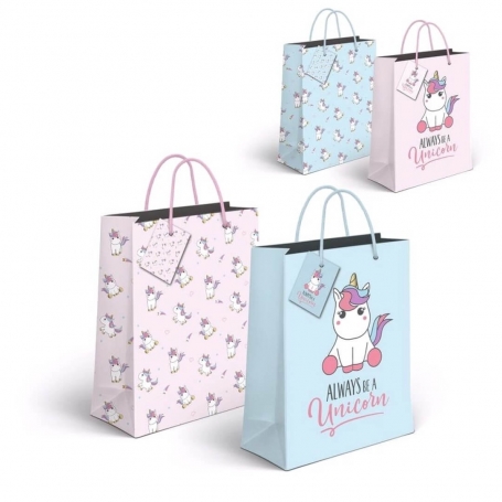 Petit sac licorne avec phrase