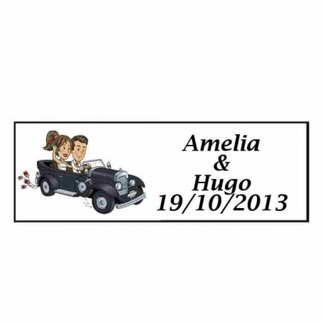 Etiquette Autocollante Cadeau Invite Mariage Will Et Grace