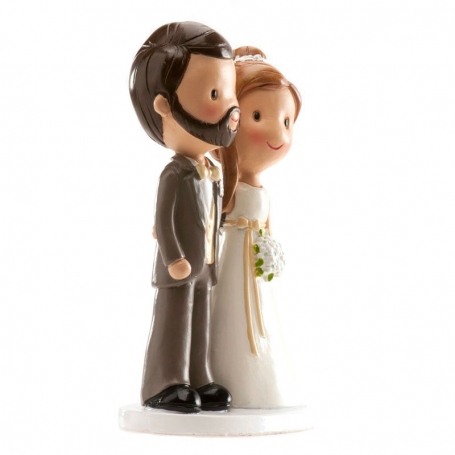 Figurines de couples pour gâteau de mariage