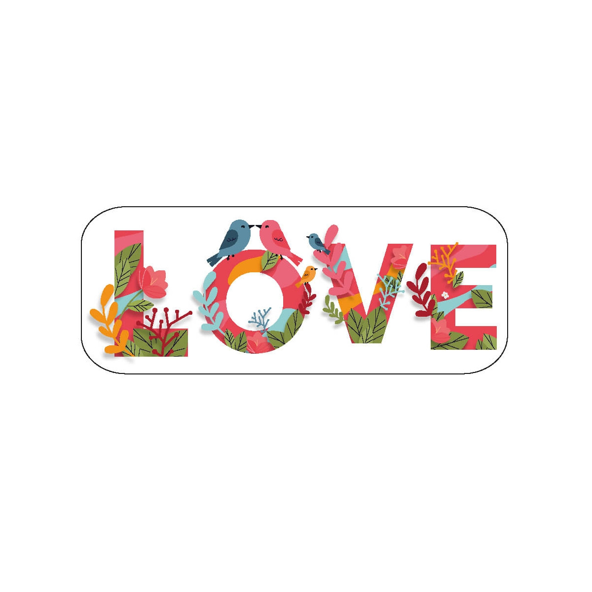 Autocollant d'amour