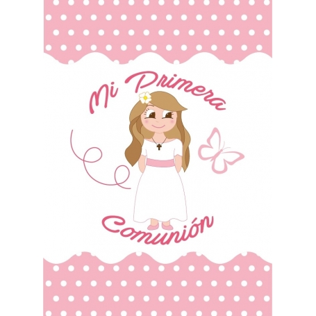 Etiquette pour communion vin