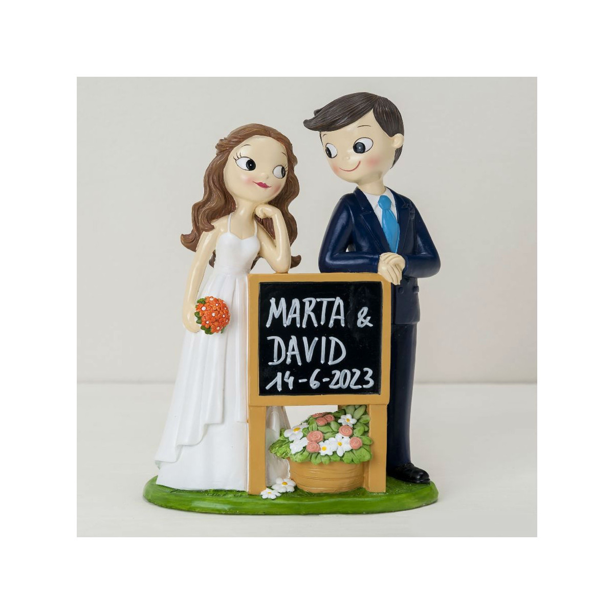 Figure gâteau mariés mariage originaux
