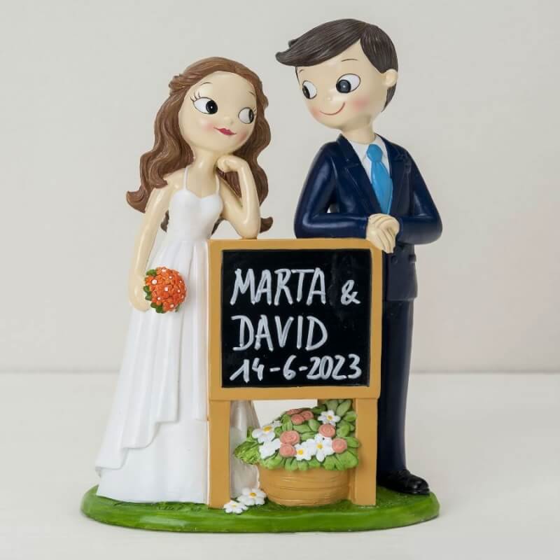 Figure gâteau mariés mariage originaux