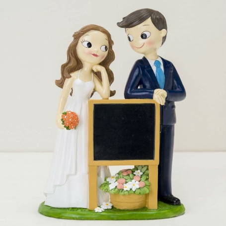 Figure gâteau mariés mariage originaux