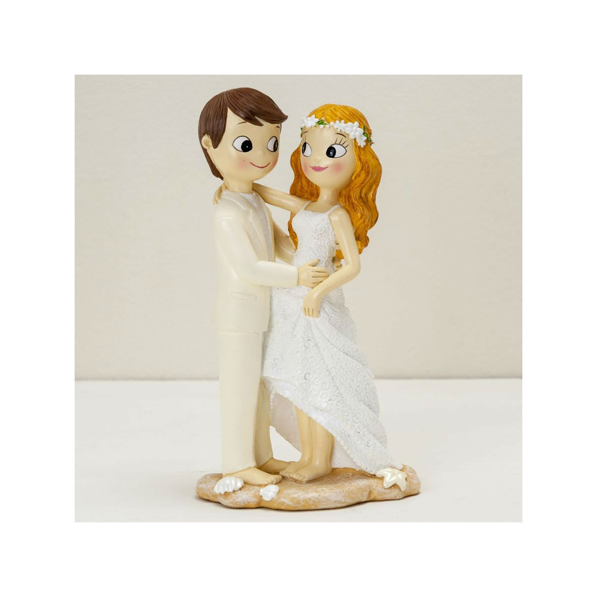 Figurine mariage et plage