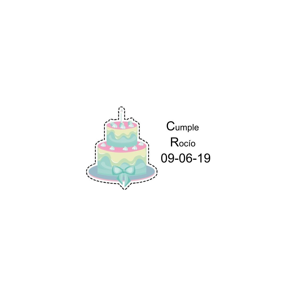 Autocollants d'anniversaire