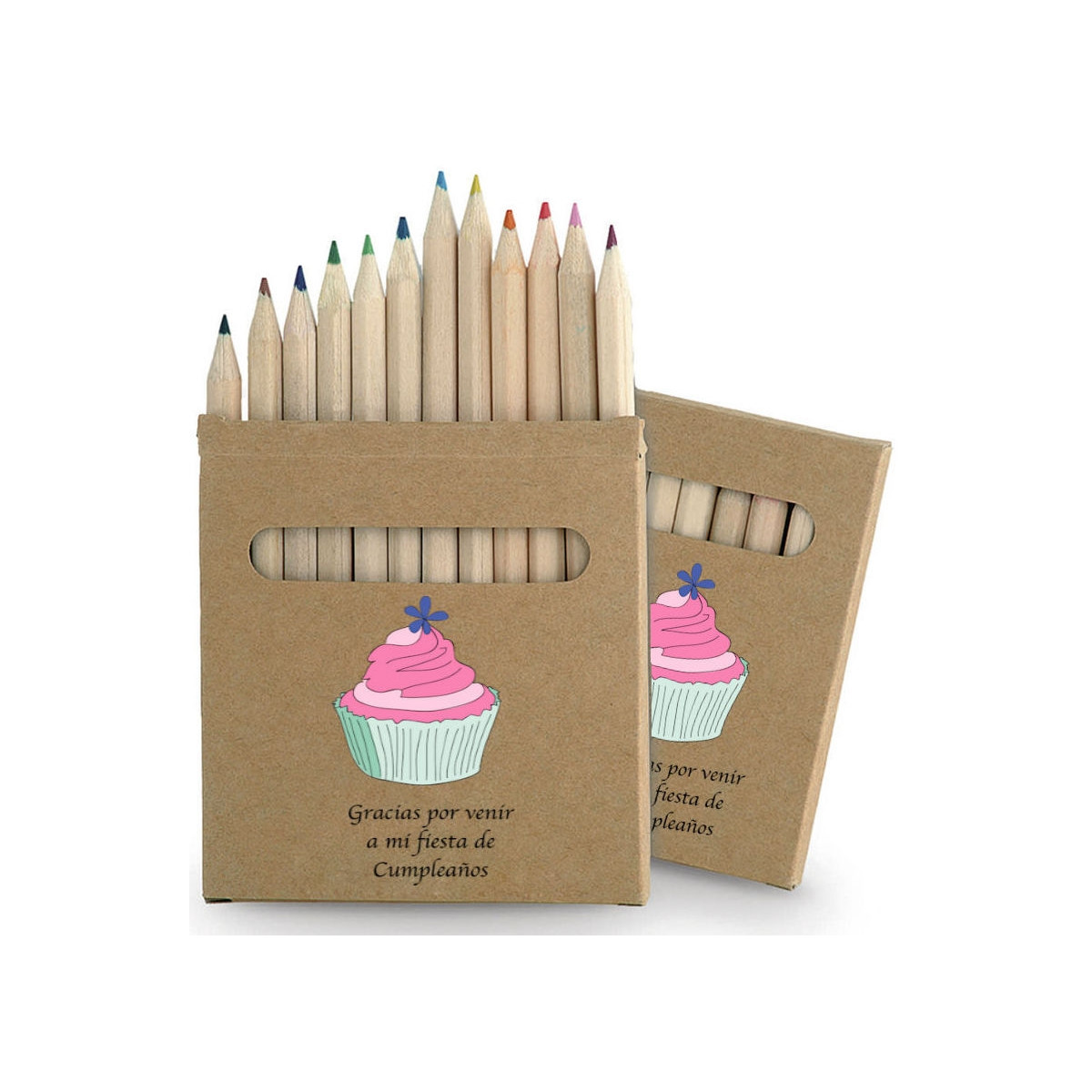 Crayons de couleur pour anniversaire