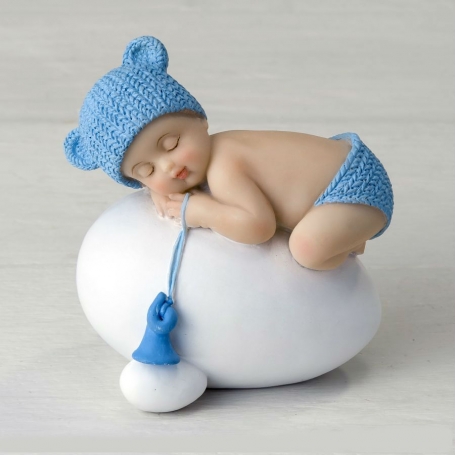 Figurine de baptême pour garçon pour gâteau pas cher