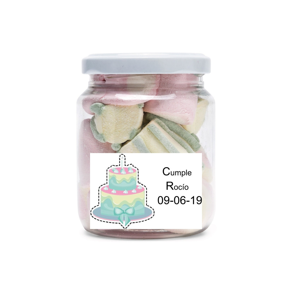 Pot de bonbons personnalisé