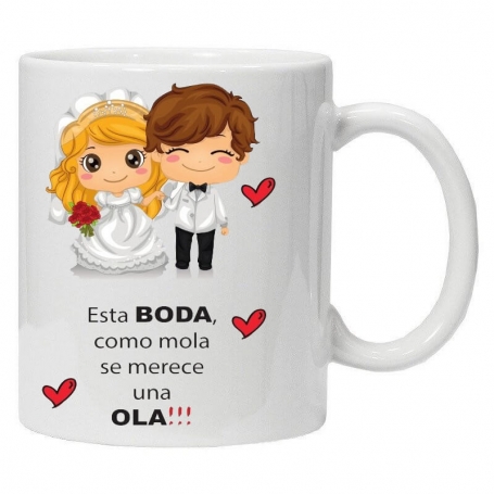 Tasse cadeau pour invités de mariage