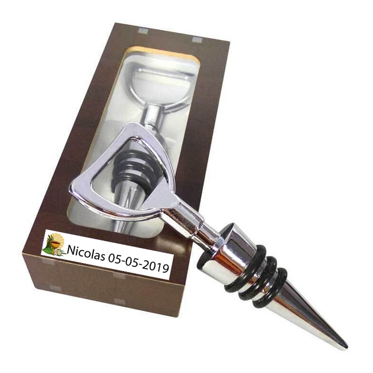 Bouchon de vin personnalisé pour communion