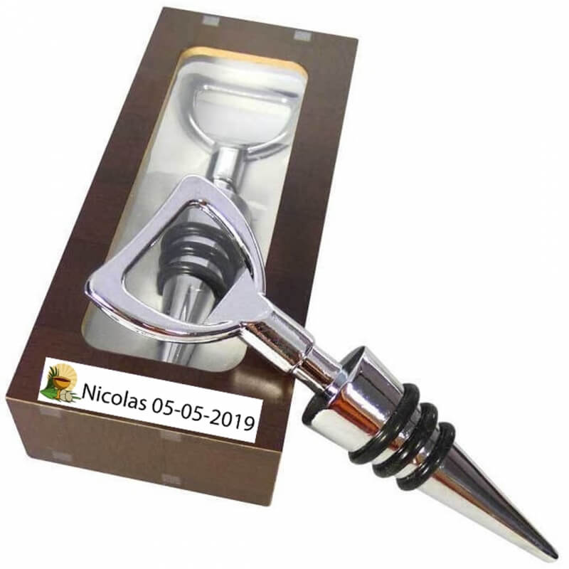 Bouchon de vin personnalisé pour communion