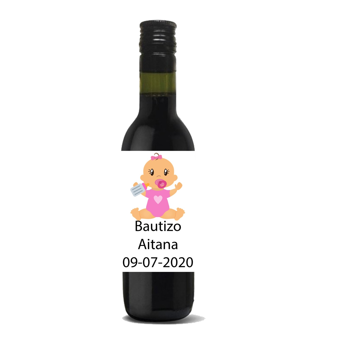 Vin personnalisé pour baptême