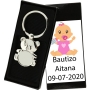 Porte-clé baptême ourson personnalisé