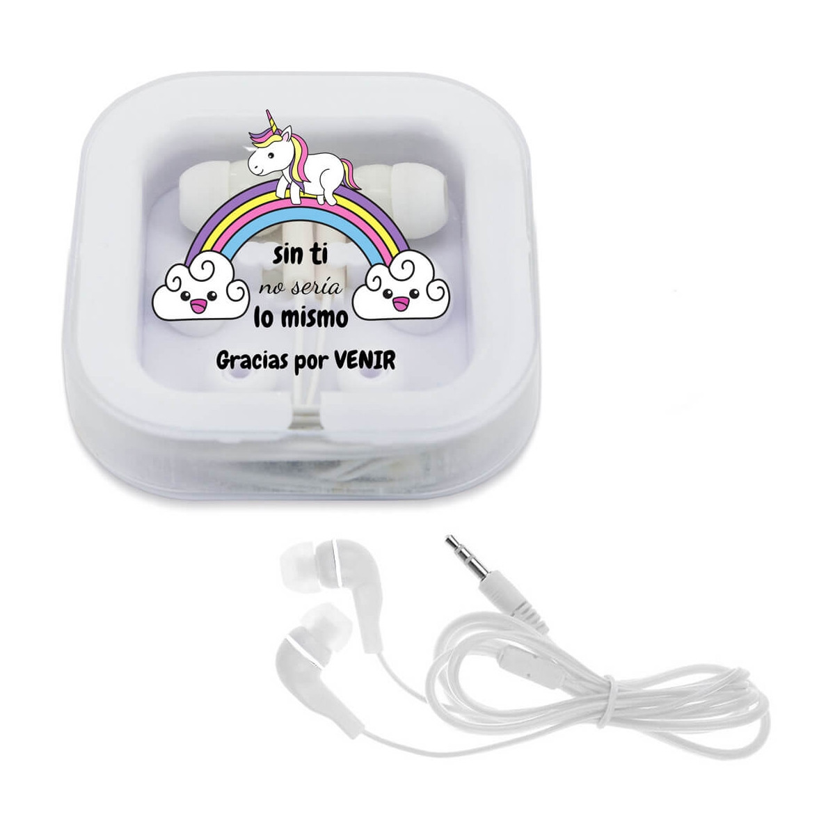 écouteurs licorne