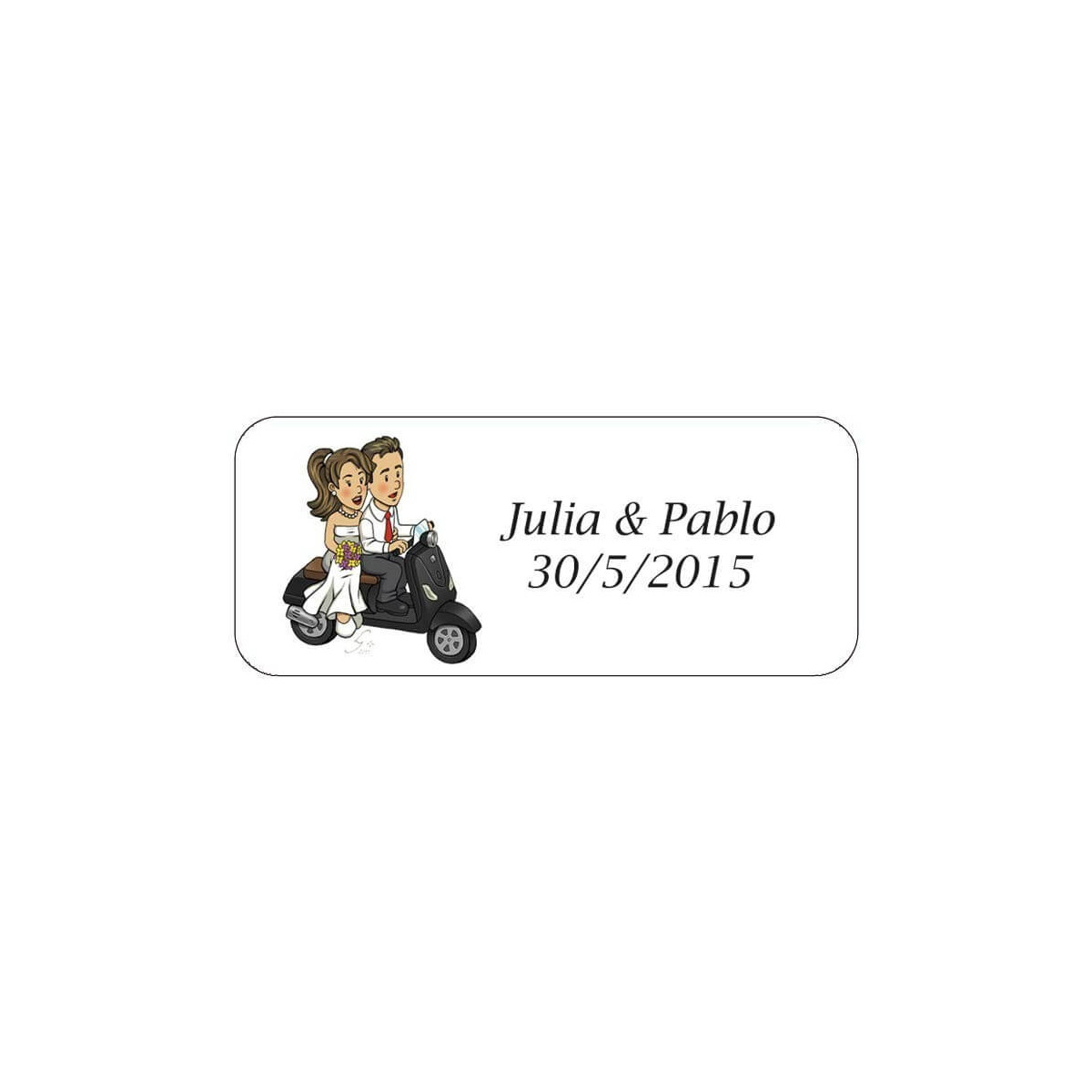 Autocollant Will & Grace Moto