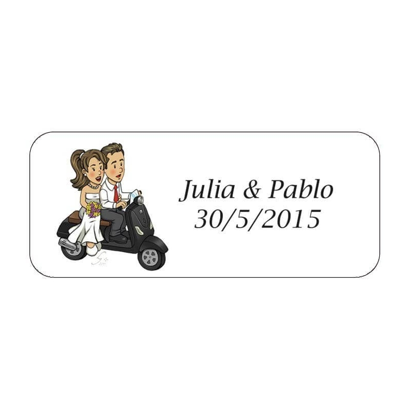 Autocollant Will & Grace Moto