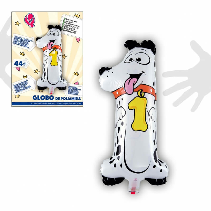 Ballons en forme de chiffres d'animaux