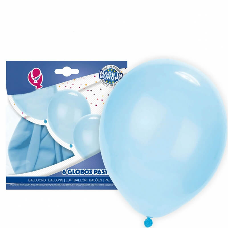 Pack de ballons bleu ciel