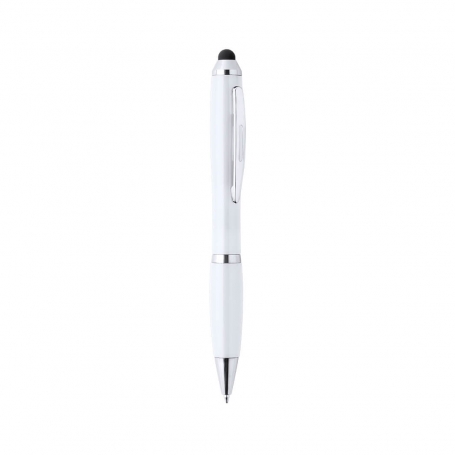 Beau stylo blanc avec pointe tactile