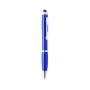 Beau stylo bleu avec pointe tactile