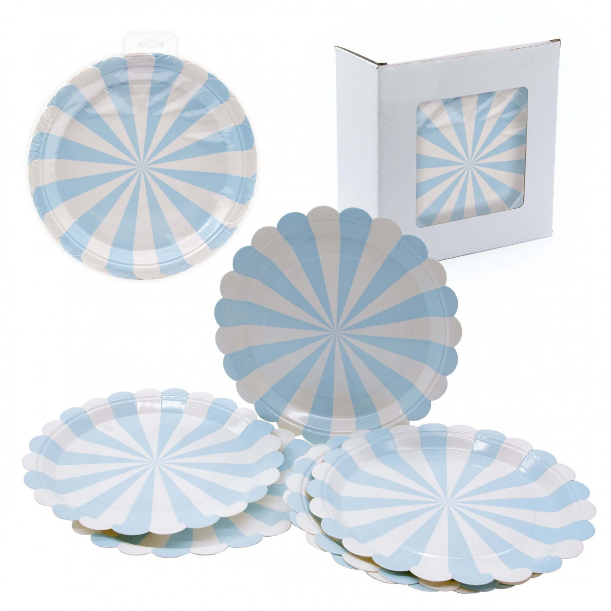 Pack d'assiettes jetables