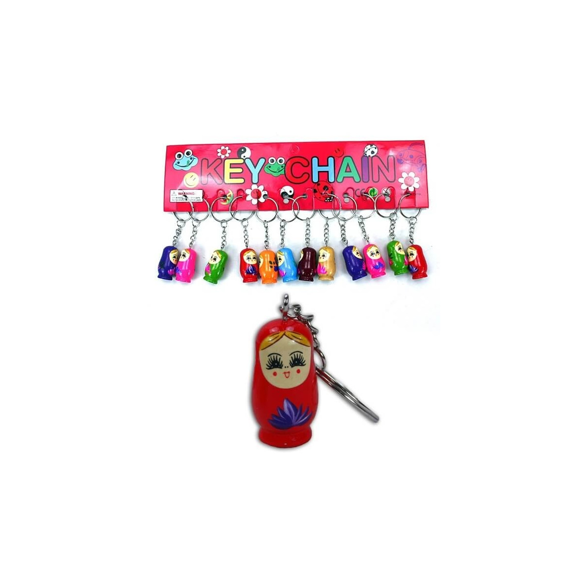 Porte-clés poupée