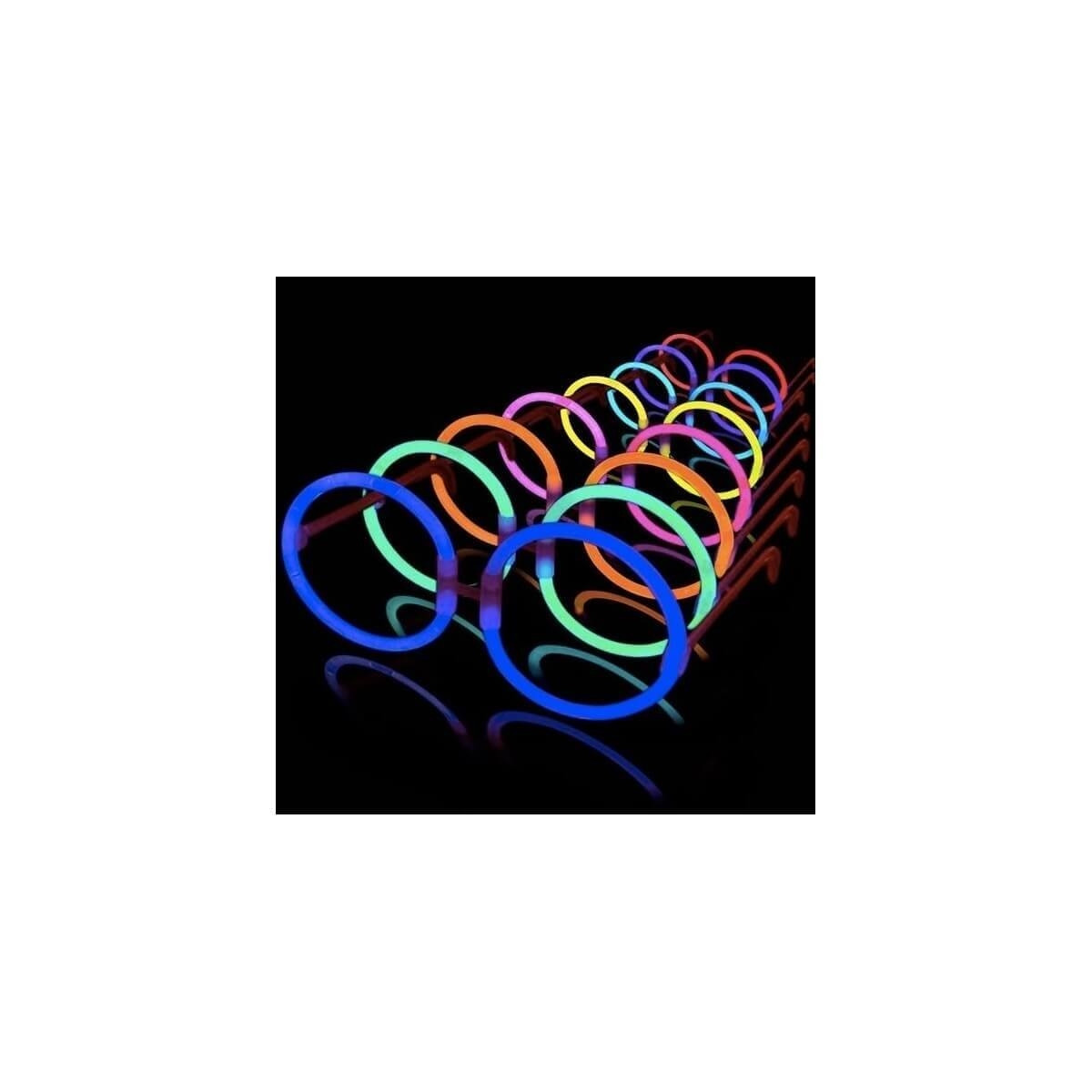 Lunettes lumineuses hippie
