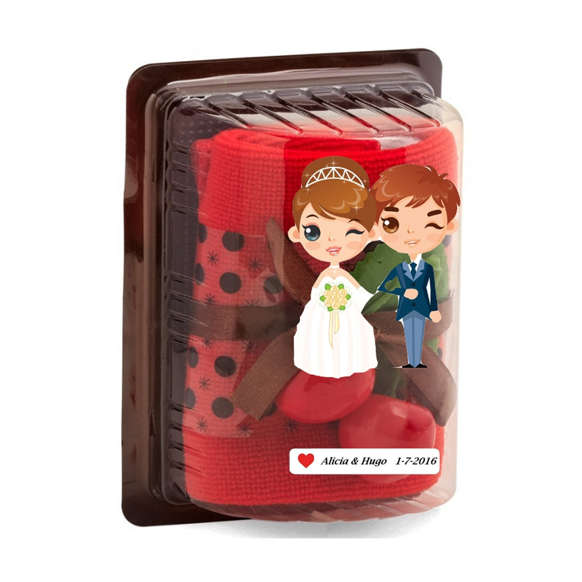 Serviette cadeau pour mariage