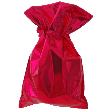 Sac métallisé rouge
