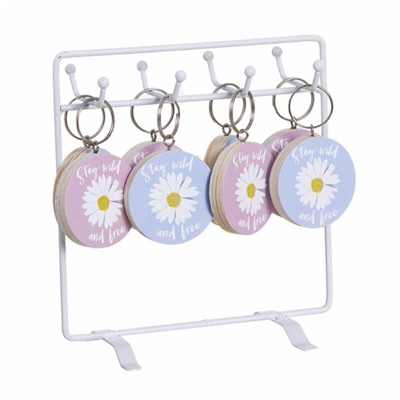 Porte-clés marguerite