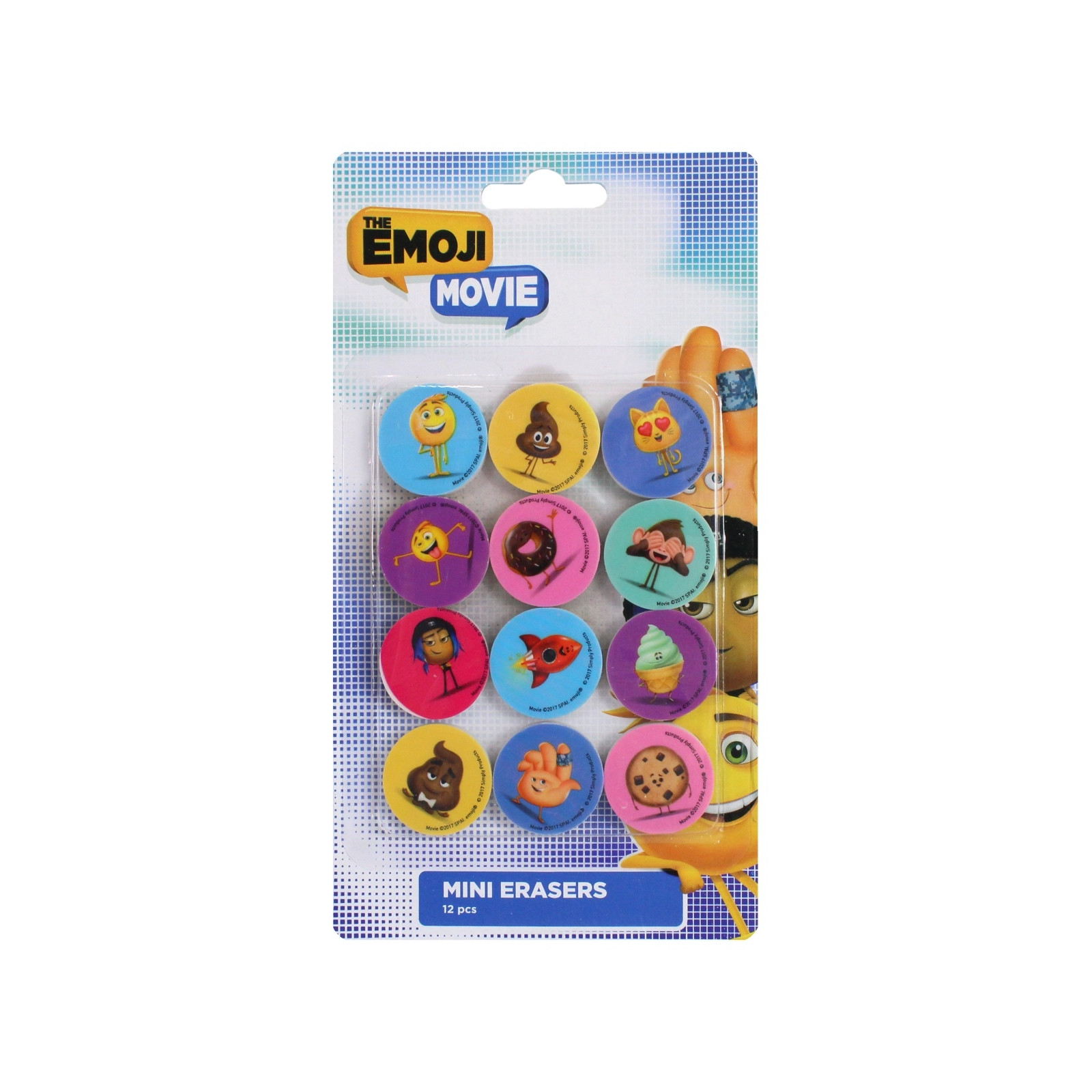 Pack de gommes emoji