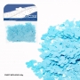 Pack de confettis voiture bleue