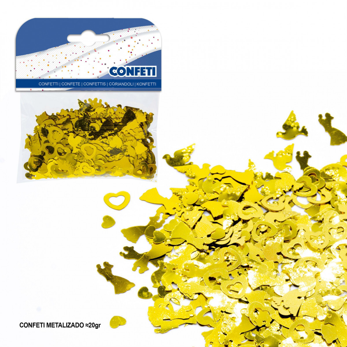 Pack de confettis pour mariages