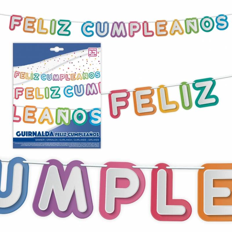 Guirlande D Anniversaire En Espagnol Guirlande D Anniversaire En Espagnol
