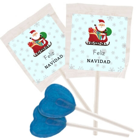 Sucettes Bleues Pour Noël