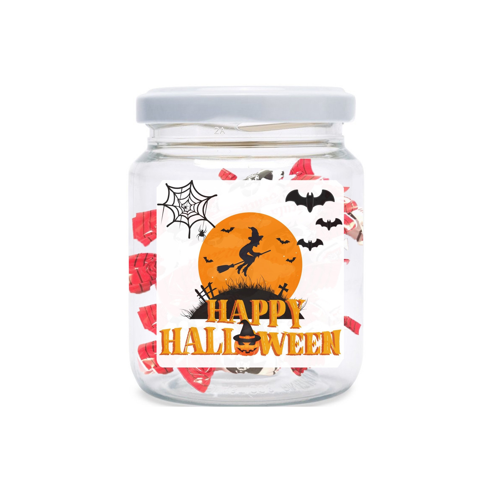 Pot de bonbons halloween