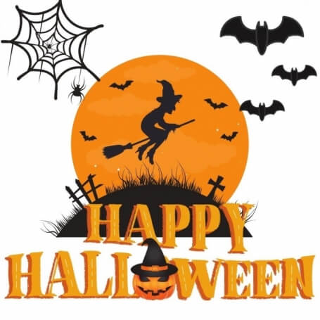 Pot de bonbons d'Halloween